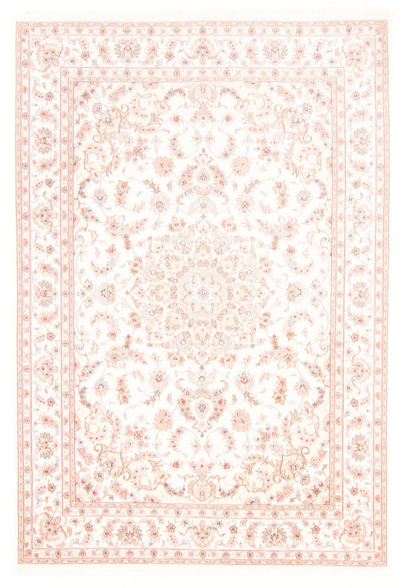 Täbriz - 50 Raj Teppich 170x236cm - Perserteppich - creme