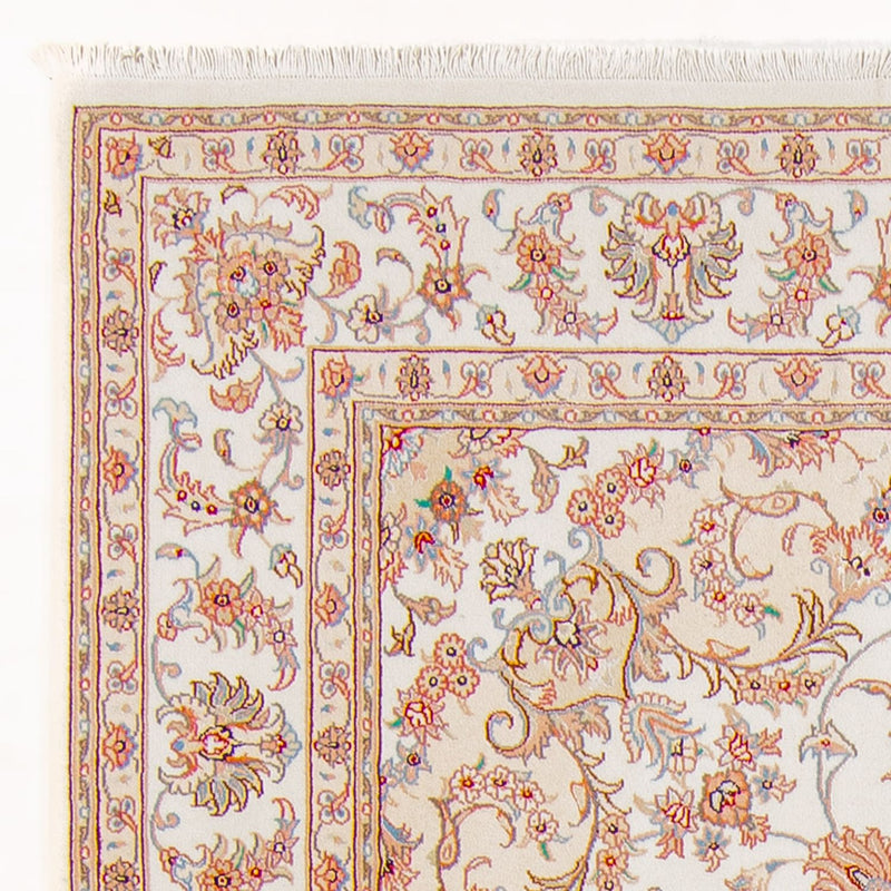 Täbriz - 50 Raj Teppich 170x236cm - Perserteppich - creme