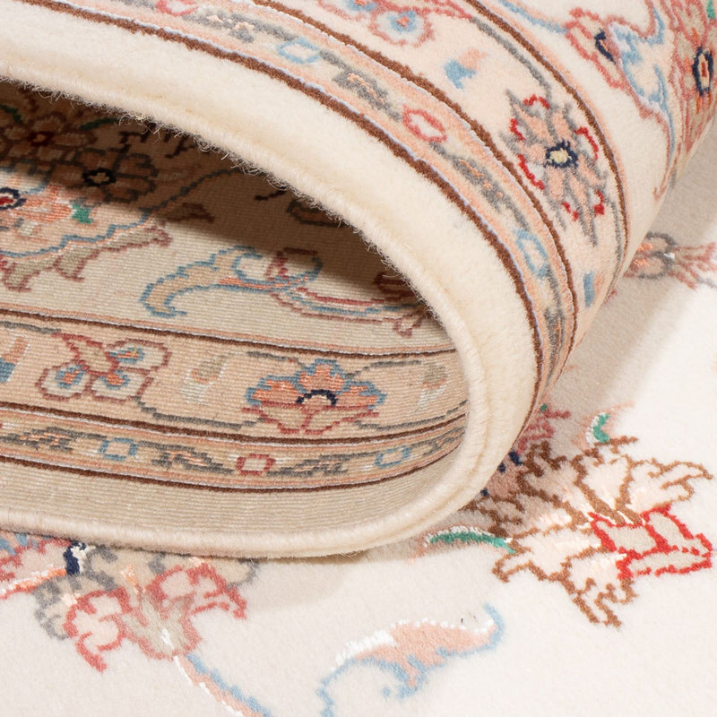 Täbriz - 50 Raj Teppich 170x236cm - Perserteppich - creme