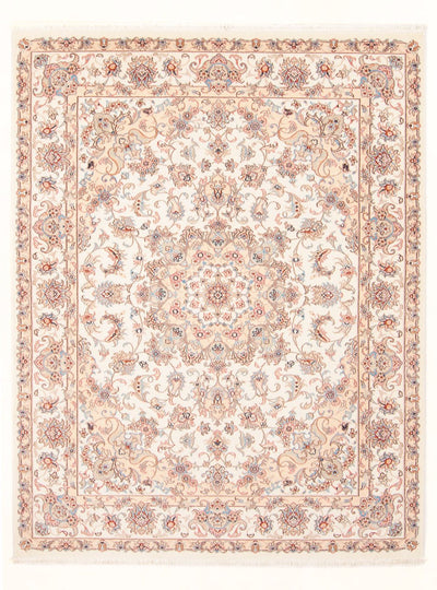 Täbriz - 50 Raj Teppich 149x201cm - Perserteppich - creme