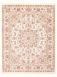 Täbriz - 50 Raj Teppich 149x201cm - Perserteppich - creme