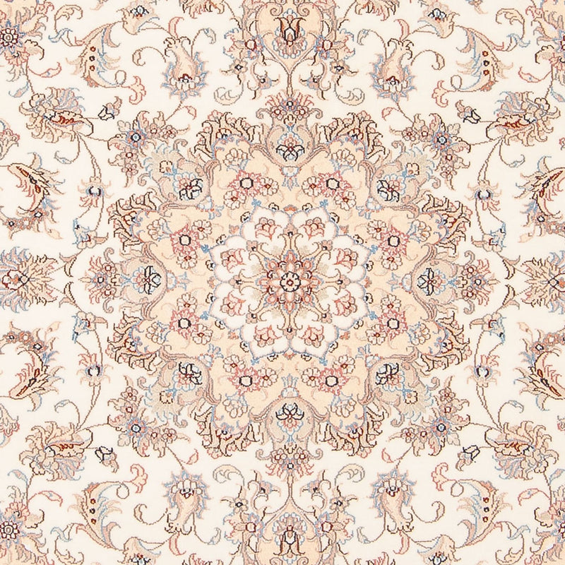 Täbriz - 50 Raj Teppich 149x201cm - Perserteppich - creme