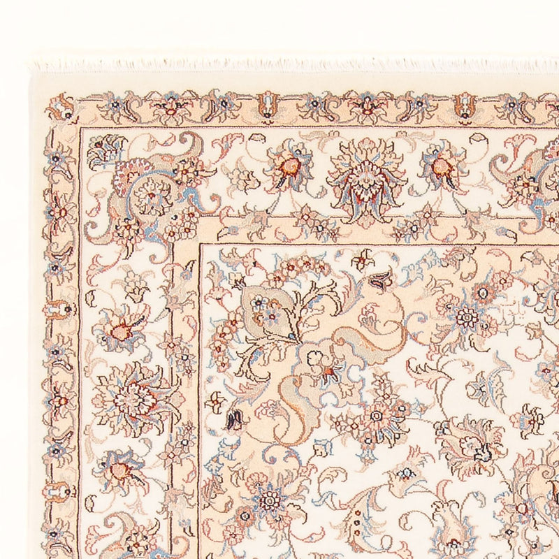 Täbriz - 50 Raj Teppich 149x201cm - Perserteppich - creme