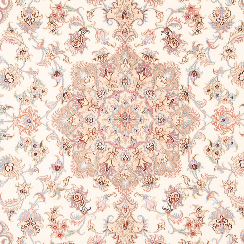 Täbriz - 50 Raj Teppich 149x207cm - Perserteppich - creme