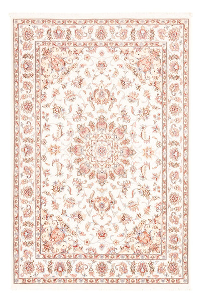 Täbriz Teppich 119x178cm - Perserteppich - creme