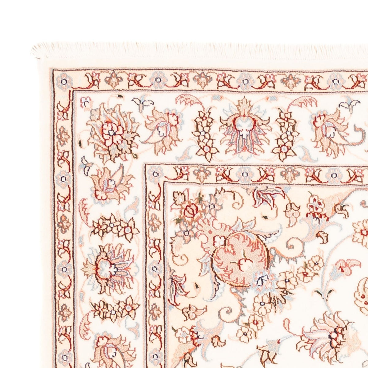 Täbriz Teppich 119x178cm - Perserteppich - creme
