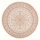 Täbriz - 50 Raj Teppich 250x250cm - Perserteppich - creme