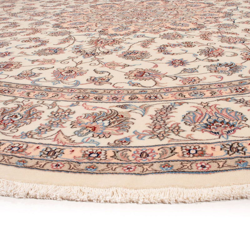 Täbriz - 50 Raj Teppich 250x250cm - Perserteppich - creme