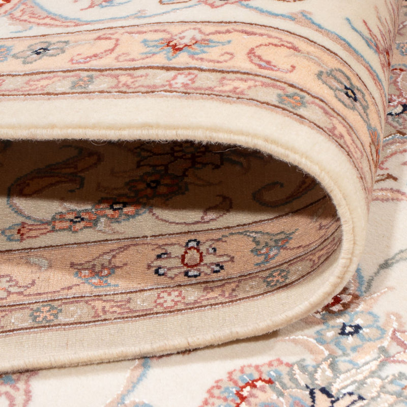 Täbriz - 50 Raj Teppich 197x293cm - Perserteppich - creme