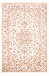 Täbriz - 50 Raj Teppich 196x300cm - Perserteppich - creme – product image