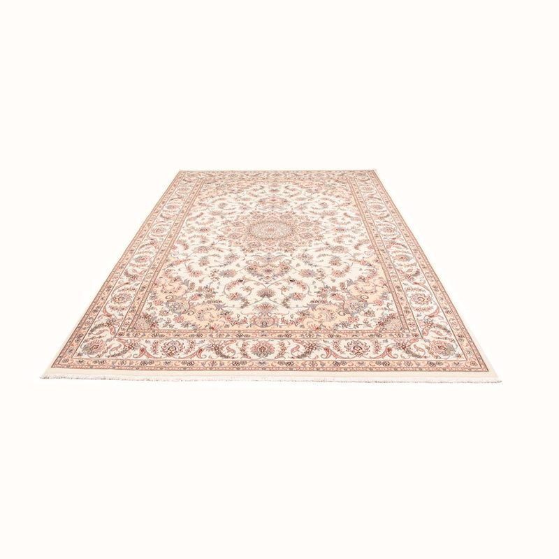 Täbriz - 50 Raj Teppich 196x300cm - Perserteppich - creme