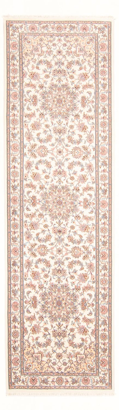 Täbriz - 50 Raj Teppich 87x298cm - Perserteppich - creme