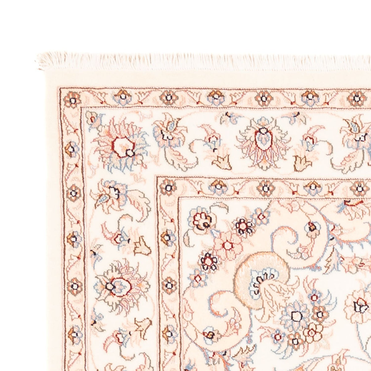 Täbriz Teppich 119x174cm - Perserteppich - creme