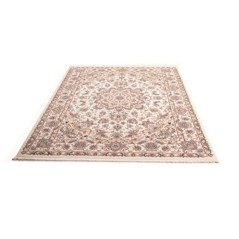 Täbriz - 50 Raj Teppich 150x205cm - Perserteppich - creme