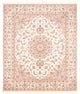 Täbriz - 50 Raj Teppich 252x300cm - Perserteppich - creme