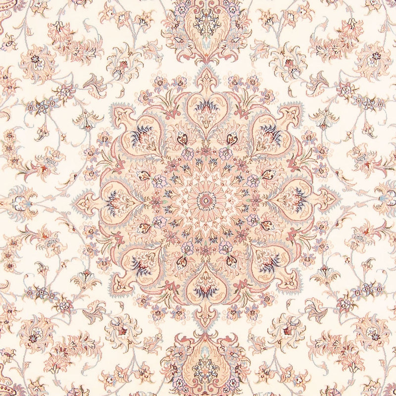 Täbriz - 50 Raj Teppich 252x300cm - Perserteppich - creme