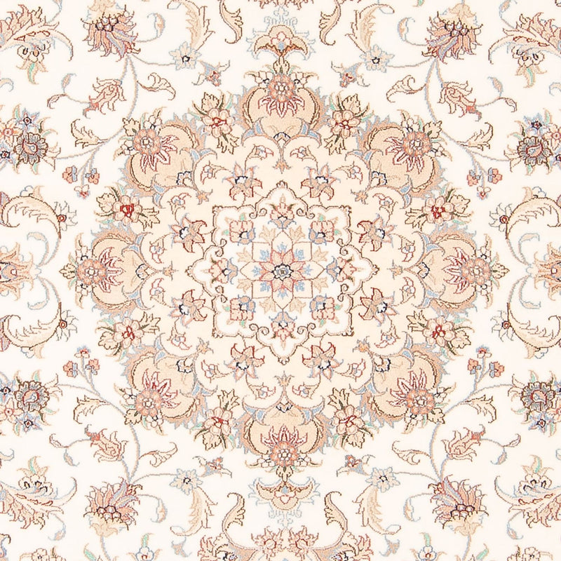Täbriz - 50 Raj Teppich 150x197cm - Perserteppich - creme