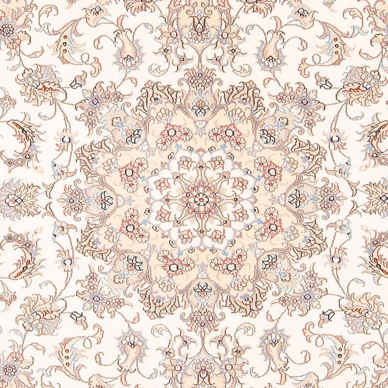Täbriz - 50 Raj Teppich 151x200cm - Perserteppich - creme