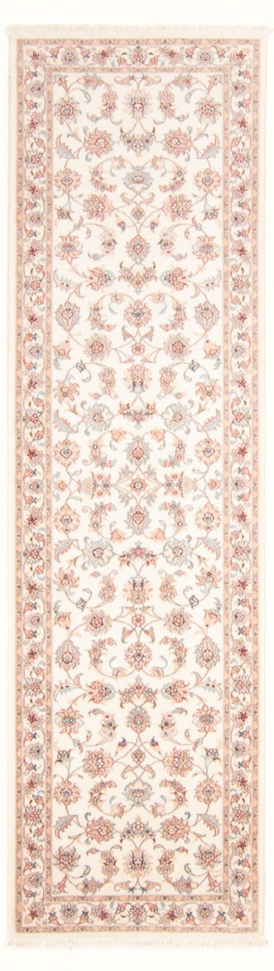 Täbriz - 50 Raj Teppich 82x292cm - Perserteppich - creme