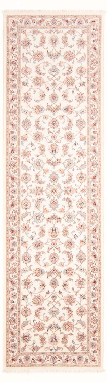 Täbriz - 50 Raj Teppich 82x292cm - Perserteppich - creme