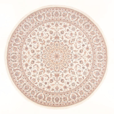 Täbriz - 50 Raj Teppich 240x250cm - Perserteppich - creme