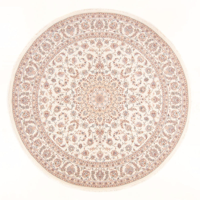 Täbriz - 50 Raj Teppich 240x250cm - Perserteppich - creme