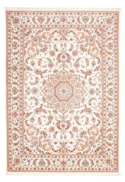 Täbriz - 50 Raj Teppich 169x232cm - Perserteppich - creme