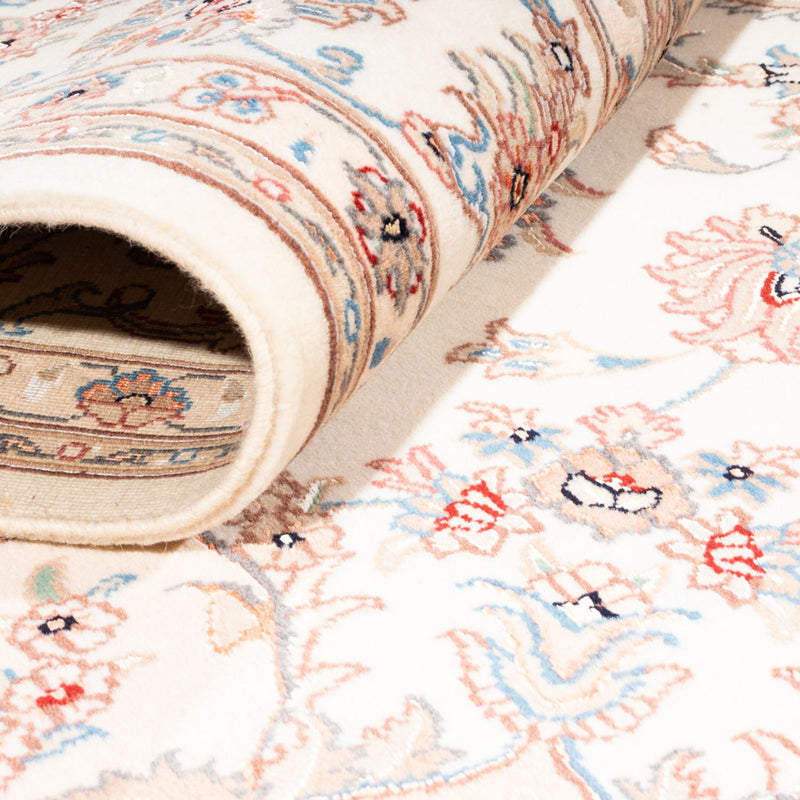 Täbriz - 50 Raj Teppich 169x232cm - Perserteppich - creme
