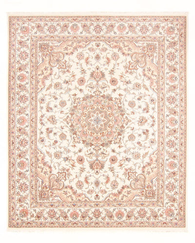 Täbriz - 50 Raj Teppich 200x255cm - Perserteppich - creme