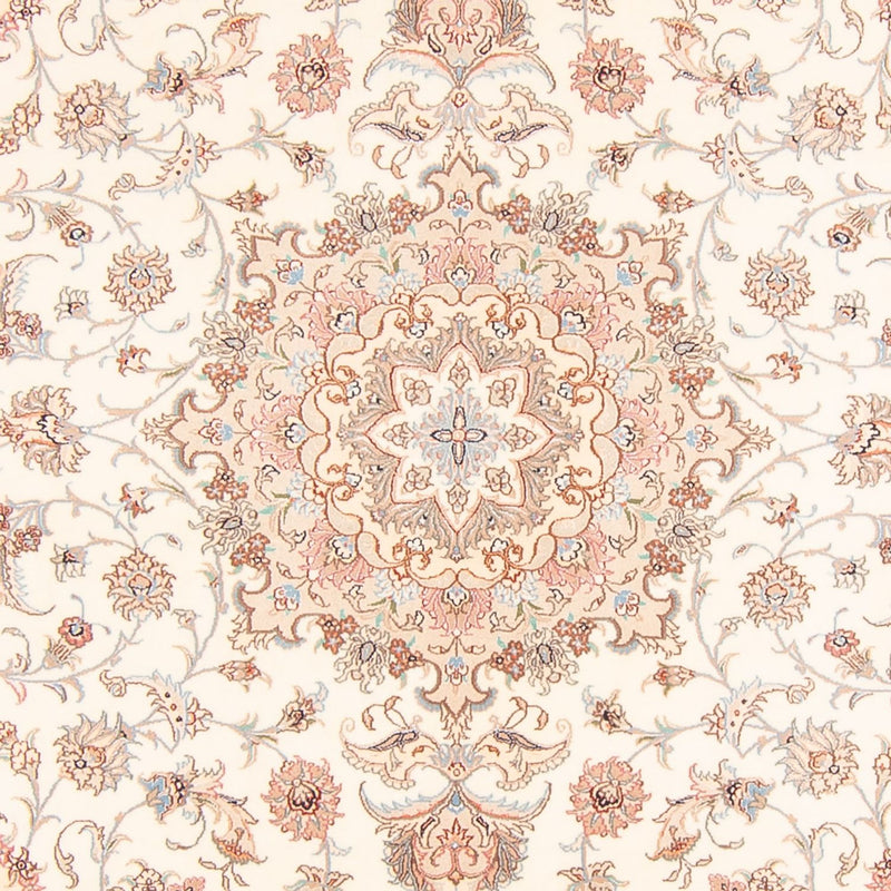 Täbriz - 50 Raj Teppich 200x255cm - Perserteppich - creme