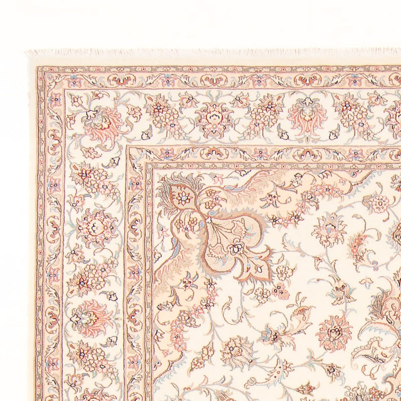 Täbriz - 50 Raj Teppich 200x255cm - Perserteppich - creme