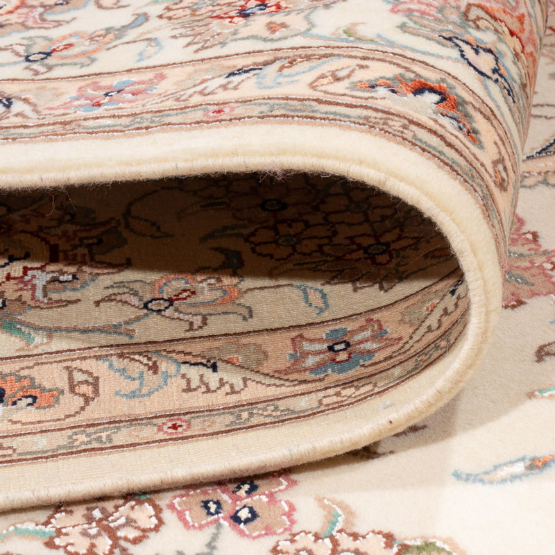 Täbriz - 50 Raj Teppich 200x255cm - Perserteppich - creme