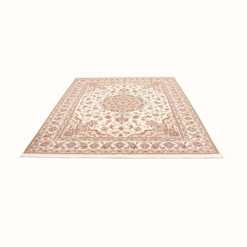 Täbriz - 50 Raj Teppich 200x255cm - Perserteppich - creme