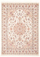Täbriz - 50 Raj Teppich 147x204cm - Perserteppich - creme