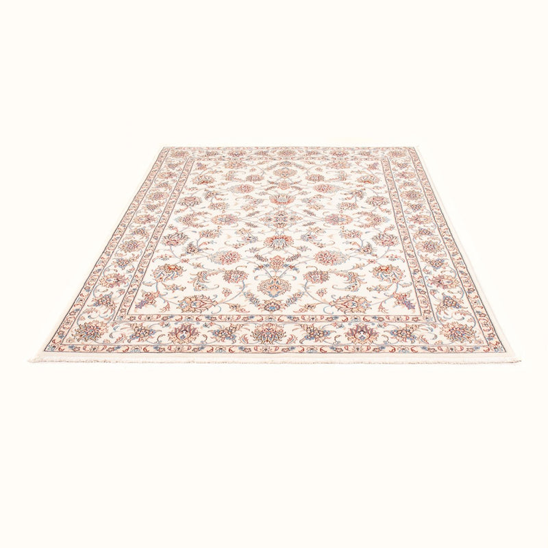 Täbriz - 50 Raj Teppich 150x201cm - Perserteppich - creme