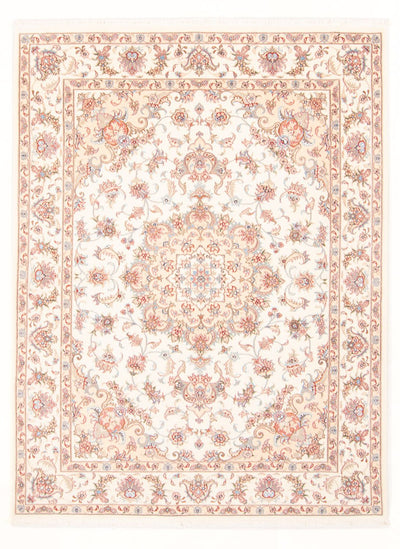 Täbriz - 50 Raj Teppich 149x198cm - Perserteppich - creme