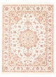 Täbriz - 50 Raj Teppich 149x198cm - Perserteppich - creme