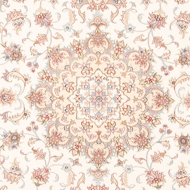 Täbriz - 50 Raj Teppich 149x198cm - Perserteppich - creme