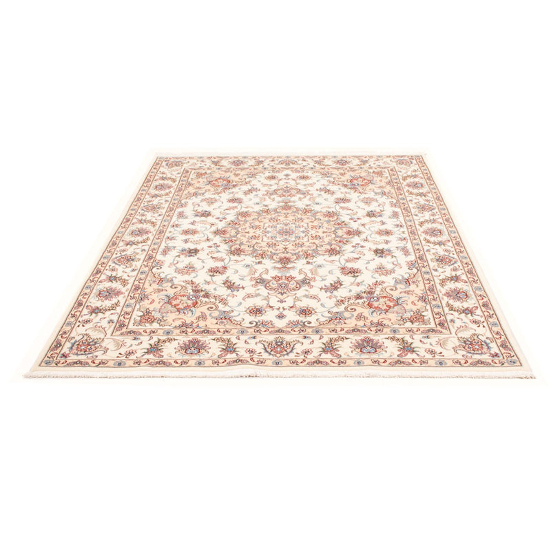 Täbriz - 50 Raj Teppich 149x198cm - Perserteppich - creme