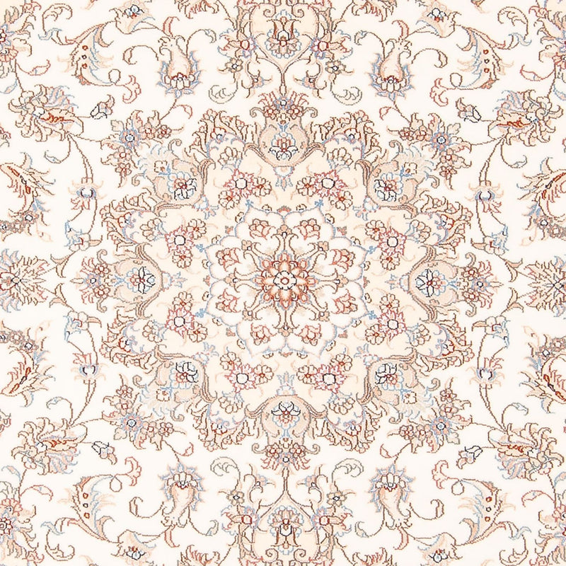 Täbriz - 50 Raj Teppich 151x200cm - Perserteppich - creme