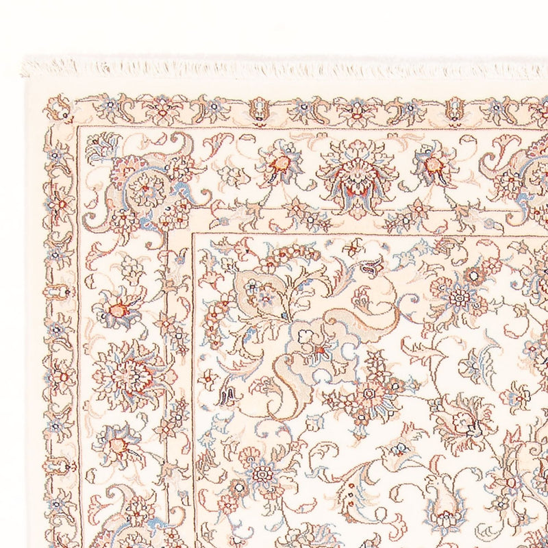 Täbriz - 50 Raj Teppich 151x200cm - Perserteppich - creme