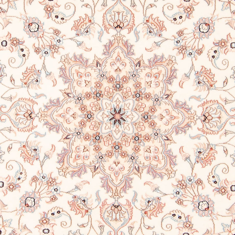 Täbriz - 50 Raj Teppich 150x158cm - Perserteppich - creme