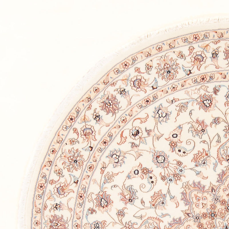 Täbriz - 50 Raj Teppich 150x158cm - Perserteppich - creme
