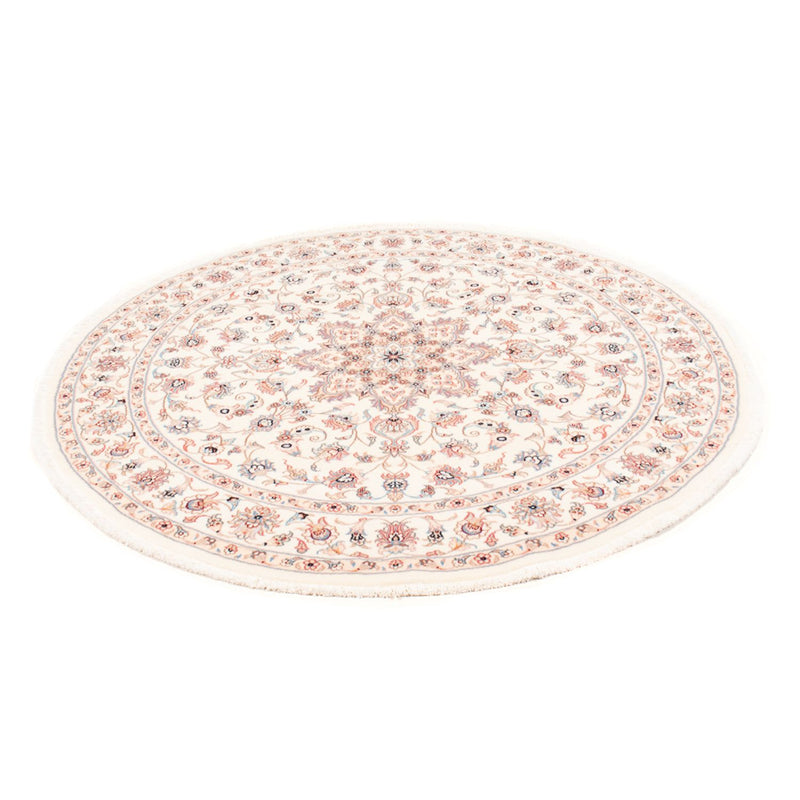 Täbriz - 50 Raj Teppich 150x158cm - Perserteppich - creme
