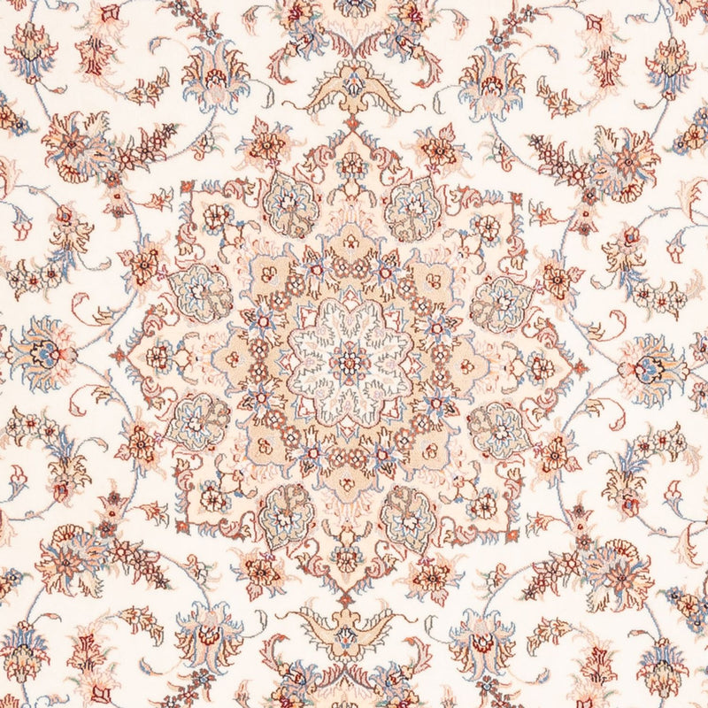 Täbriz - 50 Raj Teppich 172x240cm - Perserteppich - creme