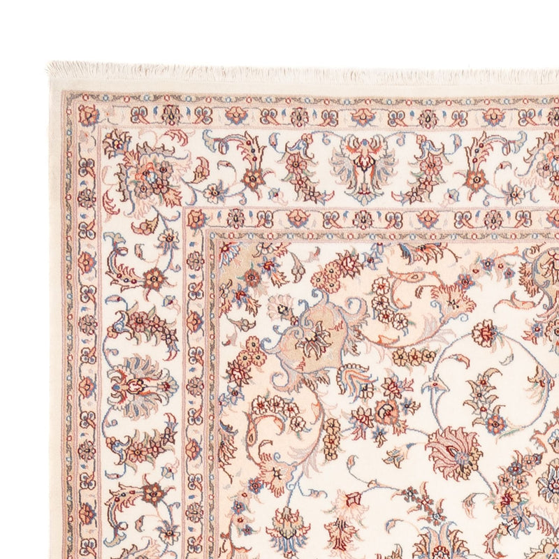 Täbriz - 50 Raj Teppich 172x240cm - Perserteppich - creme