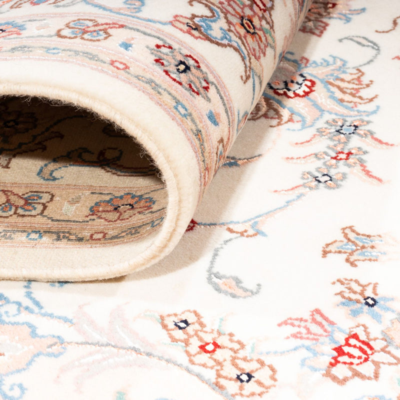 Täbriz - 50 Raj Teppich 172x240cm - Perserteppich - creme