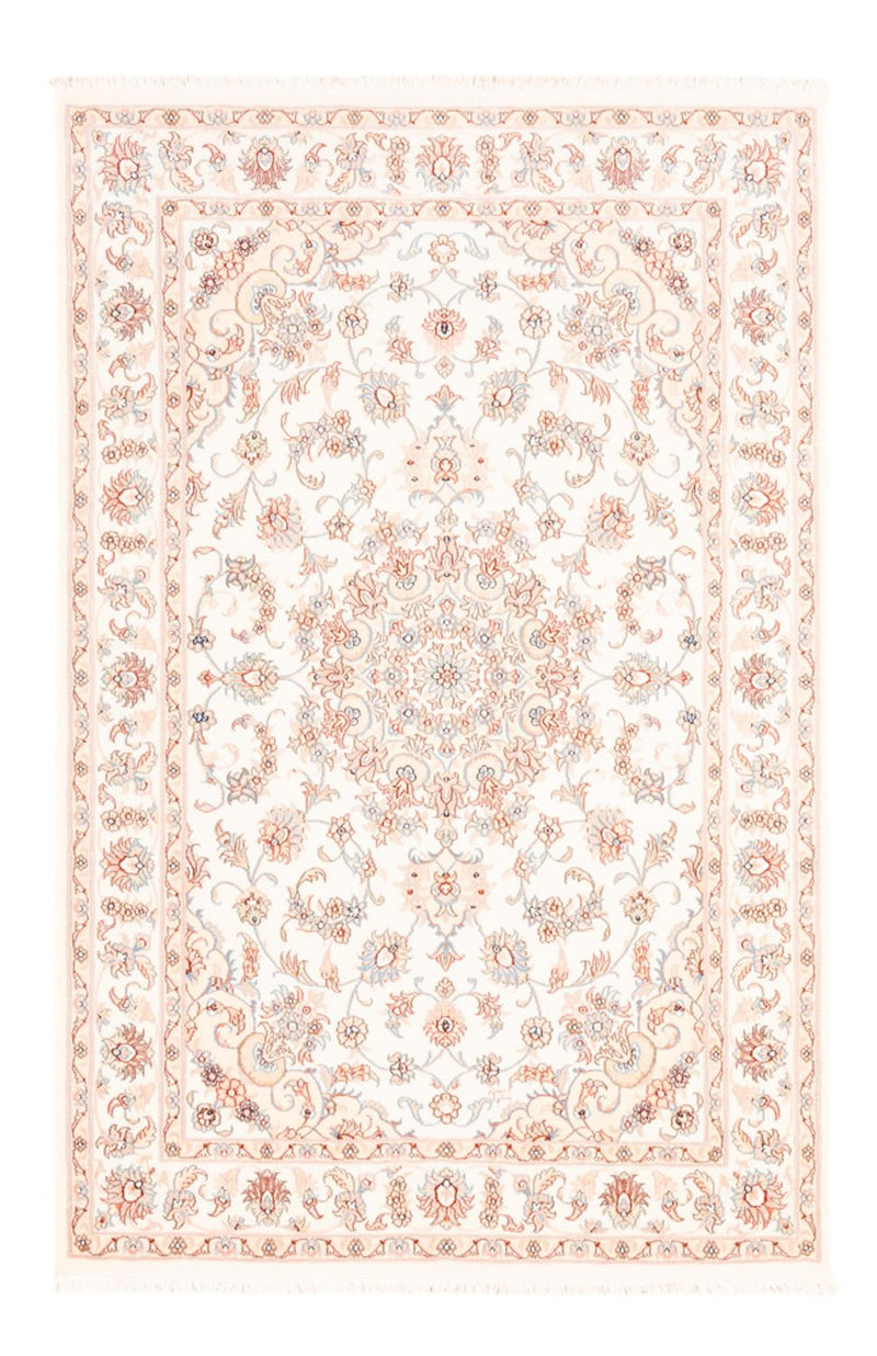 Täbriz Teppich 117x178cm - Perserteppich - creme