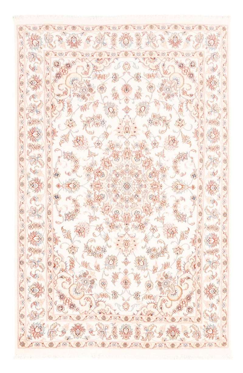 Täbriz Teppich 118x178cm - Perserteppich - creme