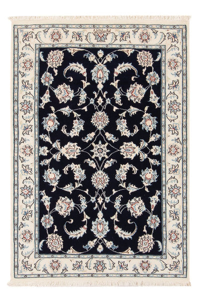 Nain - 6La Teppich 80x120cm - Perserteppich - dunkelblau